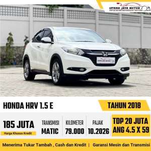 Jual bekas Honda HRV E AT 2018,lokasi di Jakarta Barat