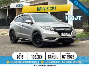 Jual bekas HONDA HRV E CVT 2015 LUNAR SILVER METALIC,lokasi di Tangerang Selatan Kota