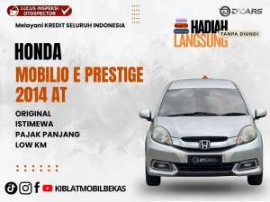Jual bekas HONDA MOBILIO E PRESTIGE 1.5 MATIC 2014 DP RENDAH,lokasi di Sleman Kab.
