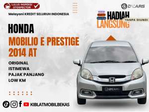 Jual bekas HONDA MOBILIO E PRESTIGE AT 2014 ORIGINAL,lokasi di Semarang Kota
