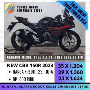 Jual bekas HONDA NEW CBR 150R DP 400 PROMO SUKSES MOTOR CASHBACK UPTO 700,lokasi di Jakarta Selatan