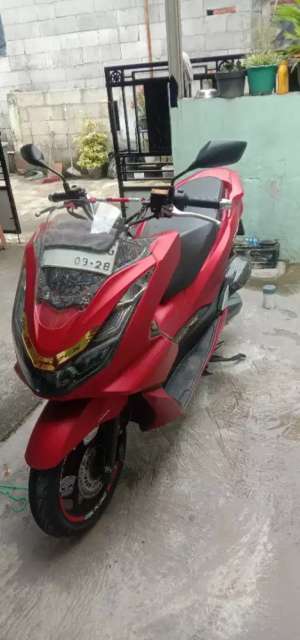Jual bekas Honda pcx 160 ABS redmatte 2023,lokasi di Bekasi Kab.