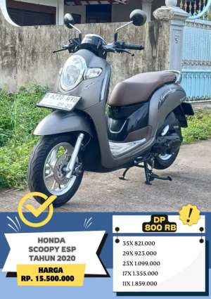 Jual bekas HONDA SCOOPY ESP TAHUN 2020 Dp 800rb,lokasi di Tangerang Selatan Kota