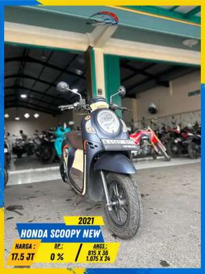 Jual bekas HONDA SCOOPY NEW 2021 NEGO GAS POLL MASZEHH HIKMAH MOTOR KEPUH,lokasi di  ,Malang Kota
