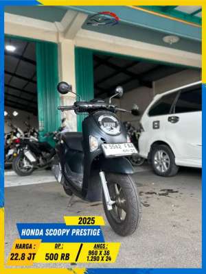 Jual bekas HONDA SCOOPY PRESTIGE 2025 GERCEP LURR HIKMAH MOTOR KEPUH MALANG,lokasi di Malang Kota