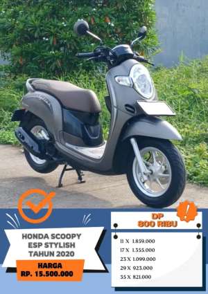 Jual bekas HONDA SCOOPY STYLISH TAHUN 2020,lokasi di Jakarta Pusat