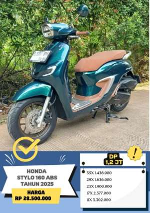 Jual bekas Honda Stylo 160 ABS TAHUN 2025 KM 70 perak,lokasi di  ,Jakarta Barat