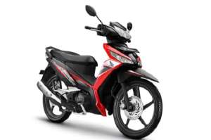 Jual bekas Honda Supra X 125cc Hitam Merah 2016,lokasi di Surabaya Kota