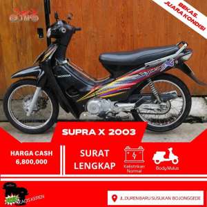 Jual bekas HONDA SUPRA X 2003 SURAT LENGKAP PAJAK AKTIF FULL ORI,lokasi di  ,Depok Kota