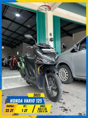 Jual bekas HONDA VARIO 125 2023 SIAP PANTAU BOSSKU HIKMAH MOTOR KEPUH MALANG,lokasi di Malang Kota