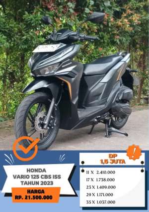 Jual bekas HONDA VARIO 125 CBS ISS TAHUN 2023,lokasi di Tangerang Kota