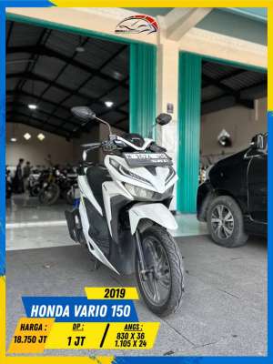 Jual bekas HONDA VARIO 150 2019 MURAH MERIAH MASZEHH HIKMAH MOTOR KEPUH,lokasi di Malang Kota