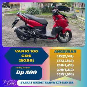 Jual bekas HONDA VARIO 160 CBS 2022 PAJAK PANJANG,lokasi di Jakarta Utara