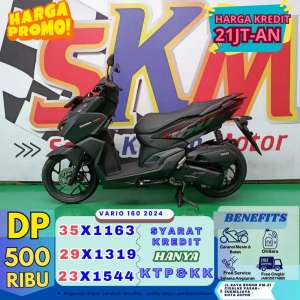 Jual bekas HONDA VARIO 2024 DP500 CASHCREDIT,lokasi di  ,Bekasi Kab.