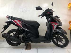 Jual bekas Honda Vario Techno 125 Th.2014 hitam,lokasi di Denpasar Kota