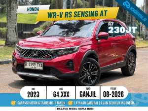 Jual bekas Honda WR-V RS SENSING CVT 2023Merah,lokasi di Jakarta Selatan