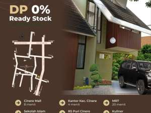 HOT Rumah Quat. Cinere, Jl. PLN, Dekat Tol Brigif Tol Desari Kota Depok, Jual Dijual lokasi di Depok Kota, tersedia melalui melalui situs Olx