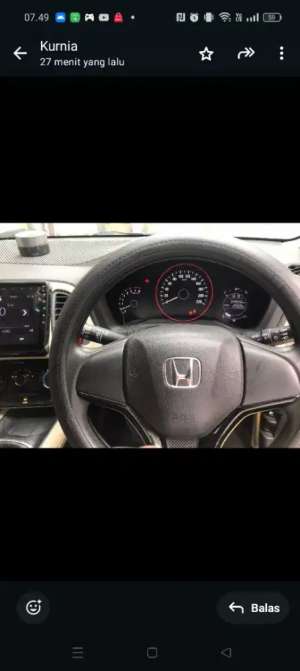 Jual bekas HRV 1.5 S MT 2015 abu-abu,lokasi di Jakarta Timur