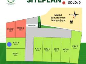 Hunian Muslim Bata Merah SHM Bebas Banjir 5 Menit ke St Tambun lokasi di Bekasi Kab., tersedia melalui melalui situs Olx