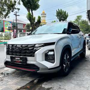 Jual bekas Hyundai Creta 1.5 Prime 2-tone Panoramic Sunroof IVT AT 2022 Putih,lokasi di  