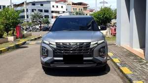 Jual bekas Hyundai Creta alpha prime 2024 matte silver km 23 ribuan,lokasi di Jakarta DKI