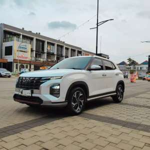 Jual bekas Hyundai Creta Prime Matic 2022 Putih,lokasi di Tangerang Kab.