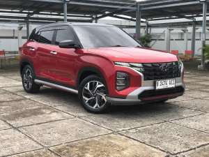 Jual bekas HYUNDAI CRETA PRIME TWO TONE 2022, MERAH, Km 30rban,lokasi di Jakarta Pusat