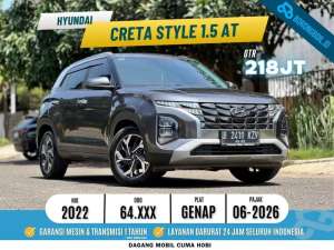 Jual bekas Hyundai Creta Style 1.5 Matic 2022 Abu Abu,lokasi di Jakarta Selatan