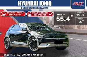 Jual bekas HYUNDAI IONIQ 5 SIGNATURE 2023 LONG RANGE PANORAMIC LOW KM.30RBLIKE,lokasi di Jakarta Barat