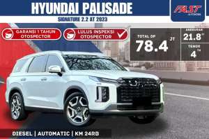 Jual bekas HYUNDAI PALISADE SIGNATURE 2023 2.2 AT DIESEL SUNROOF LOW KM.24RB,lokasi di  