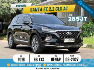 Jual bekas Hyundai Santa Fe 2.2 CRDi GlS Diesel at 2018,lokasi di Tangerang Kota