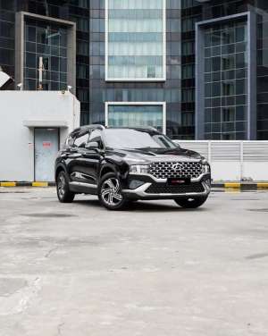 Jual bekas Hyundai Santa Fe 2.2D Prime Disel Matic 2023 Hitam,lokasi di Jakarta Selatan