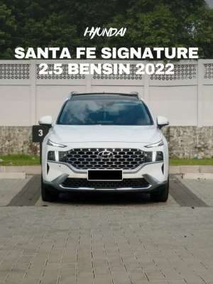 Jual bekas Hyundai Santa Fe 2.5 signature bensin 2022,lokasi di Jakarta Selatan