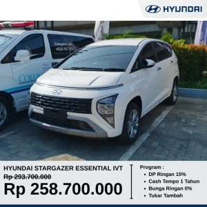 Jual bekas Hyundai Stargazer Essential IVT,lokasi di Semarang Kota