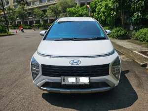 Jual bekas Hyundai Stargazer Prime 1.5 AT 2022 Putih,lokasi di Jakarta Barat