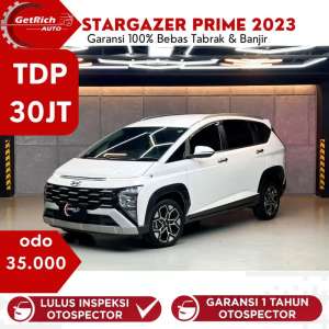 Jual bekas HYUNDAI STARGAZER X PRIME Putih 2023,lokasi di Jakarta Pusat