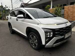 Jual bekas HYUNDAI STARGEZER X PRIME 2024 PUTIH KM 19 RB PJK BLN 8,lokasi di Jakarta Timur