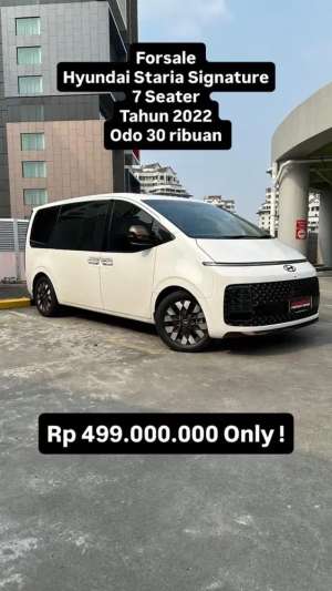 Jual bekas Hyundai Staria Signature 7 Seat 2022,lokasi di  ,Jakarta Pusat