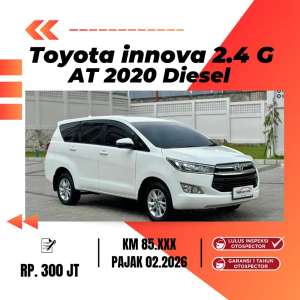 Jual bekas Innova 2.4 G AT 2020 KM 85RB,lokasi di Jakarta Barat