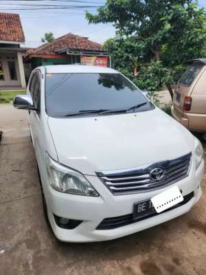 Jual bekas Innova Diesel G matic-Warna Putih-Tahun 2012,lokasi di Bandar Lampung Kota