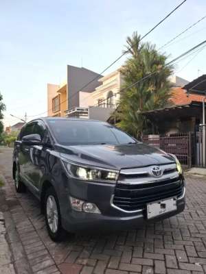 Jual bekas Innova Reborn V Diesel 2017 AT Matic 2.4 Solar Abu Abu Grey 2GD,lokasi di Sidoarjo  Kab.