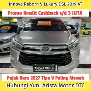 Jual bekas Innova Reborn V Luxury DSL 2019 AT PjkBaru PlatSBY Tipe MEWAH,lokasi di Surabaya Kota