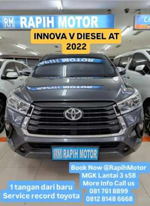 Jual bekas Innova V matic Diesel NIK 2022 1tangan,lokasi di Jakarta Timur
