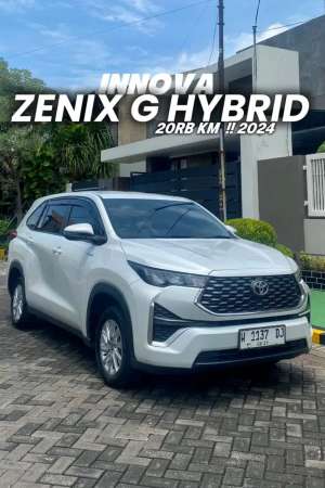 Jual bekas INNOVA ZENIX G HEV HYBRID MATIC 2024 KM20RB,lokasi di Surabaya Kota