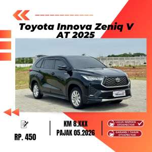 Jual bekas Innova Zenix V Modelista 2025 KM 8RB,lokasi di Jakarta Barat
