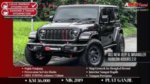 Jual bekas Jeep JL Wrangler Rubicon 4Doors 2.0 NIK 2019,lokasi di Jakarta Selatan