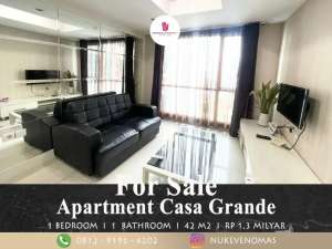 Jual Apartemen Casa Grande 1 Bedroom Lantai Rendah Good Furnished , tersedia melalui melalui situs Olx