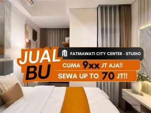 JUAL APARTEMEN FATMAWATI CITY CENTER STUDIO FULL FURNISHED DEKAT CILANDAK lokasi di Jakarta Selatan, tersedia melalui melalui situs Olx