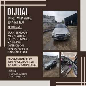 Jual bekas Jual cepat Avega 2007 manual,lokasi di Surakarta Kota