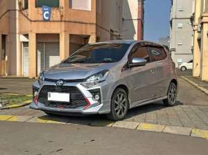 Jual bekas Jual CepatToyota Agya 1.2 G TRD AT 2020 Silver KM 49rb Record,lokasi di Jakarta Pusat
